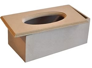Genuine Heritage Tissue Box - Loose Lid