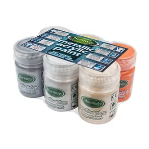 Genuine Heritage Metallic Acrylic Paint Set